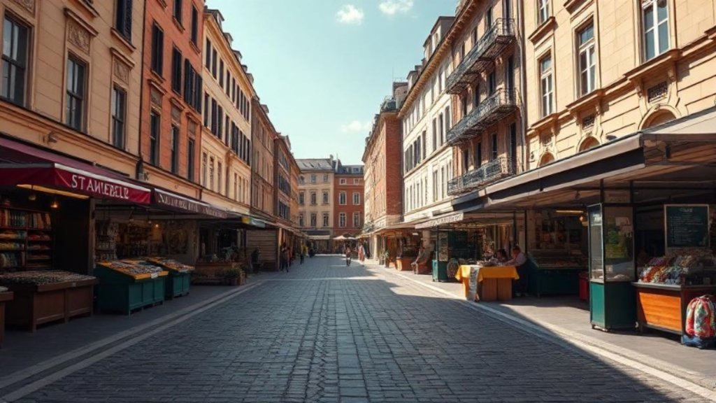 Leerer Markt als Zeichen für fehlende Sichtbarkeit - dort steuert die Sichtbarkeits-Challenge gegen.