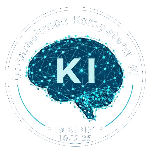 Logo Unternehmen Kompetenz KI (weiß)
