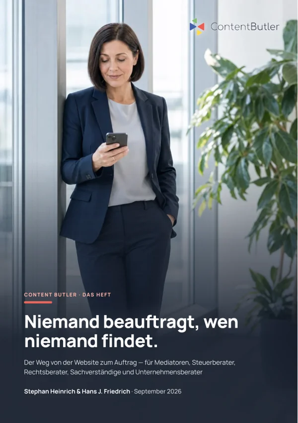 Heft „Niemand beauftragt, wen niemand findet“